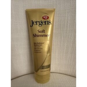 Jergens SOFT SHIMMER Skin‎ Radiance Moisturizer Light Reflectors Enhances 7.5 oz